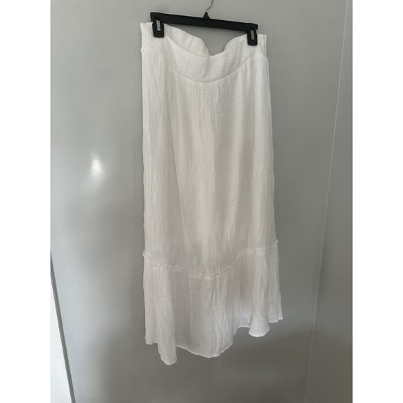 Women’s Wonderly Super Cute White Skirt with elastic waist Size PXL - Picture 1 of 5